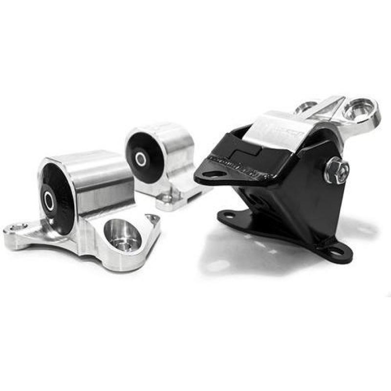 Innovative 96-00 Civic B/D Series Silver Aluminum Mounts 95A Bushings (2 Bolt) Innovative Mounts Engine Mounts