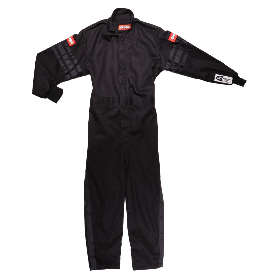 RaceQuip Black Trim SFI-1 JR. Suit - KXXS Racequip Racing Suits