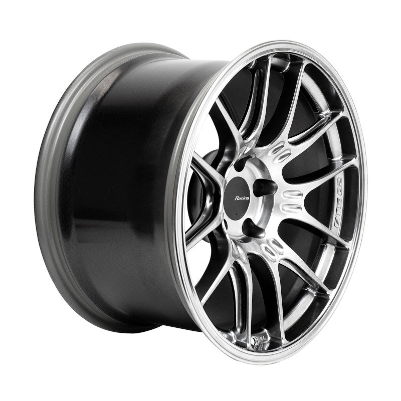 Enkei GTC02 18x10.5 5x114.3 15mm Offset 75mm Bore Hyper Silver Wheel Enkei Wheels - Cast