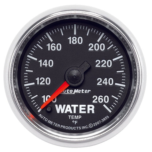 Autometer GS 100-260 degree Electronic Water Temperature Gauge AutoMeter Gauges