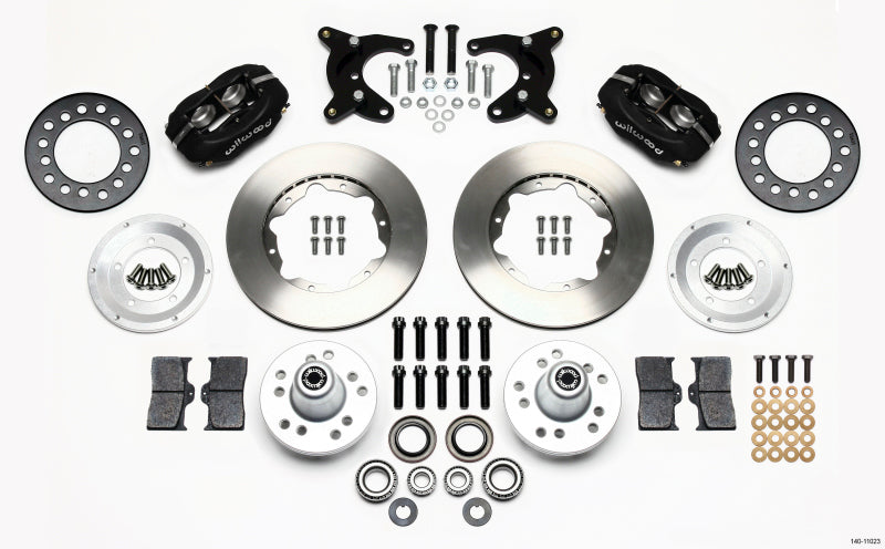 Wilwood Forged Dynalite Front Kit 11.00in 65-72 CDP A Body - 10in Drum