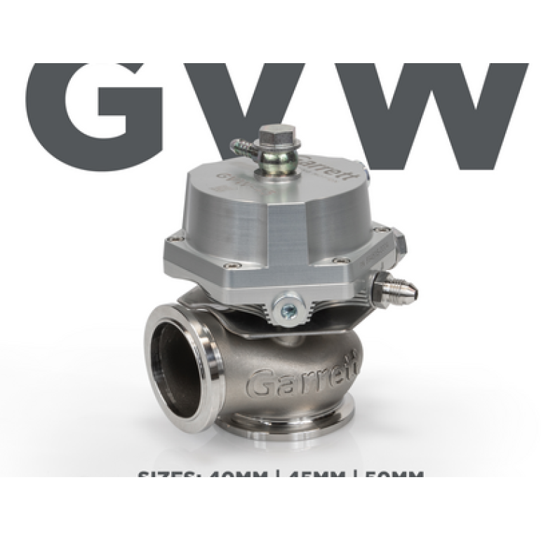 Garrett GVW-40 40mm Wastegate Kit - Silver Garrett Wastegates