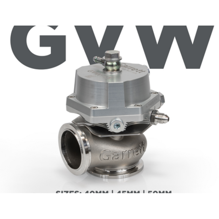 Garrett GVW-45 45mm Wastegate Kit - Silver Garrett Wastegates