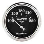 Autometer Old Tyme Black 5 Piece Kit (MPH/FUEL/OILP/WTMP/BAT) 55-59 Chevy Truck Direct-Fit Dash Kit AutoMeter Gauge Pod Components