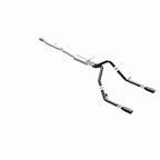 MagnaFlow SYS Cat-Back 4in Black Dual Split Rear Tips 14-15 Chevy Silverado/GMC Sierra 4.3L-5.3L