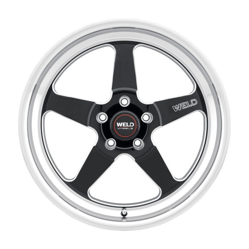 Weld S155 17x5 Ventura Drag 5x139.7 ET-19 BS2.25 Gloss BLK MIL DIA 78.1 Weld Wheels - Cast