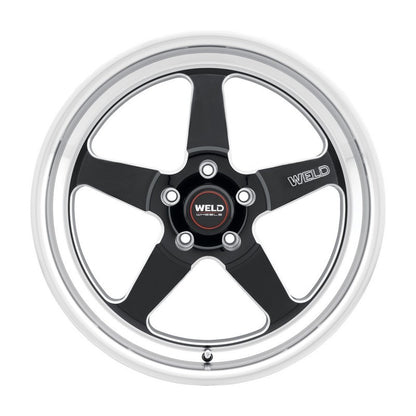 Weld S155 17x5 Ventura Drag 5x139.7 ET-19 BS2.25 Gloss BLK MIL DIA 78.1 Weld Wheels - Cast