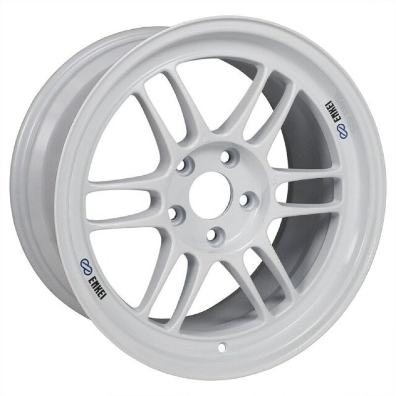 Enkei RPF1 18x9.5 5x114.3 15mm Offset 73mm Bore Vanquish White Wheel Enkei Wheels - Cast