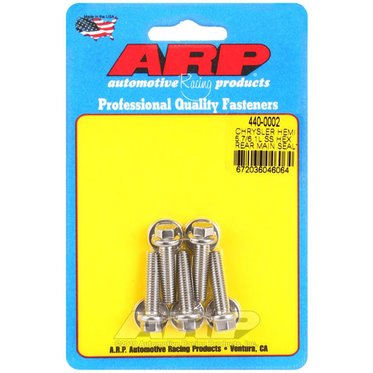 ARP Chrysler Hemi 5.7/6.1L SS Hex Rear Main Seal Plate Bolt Kit ARP Hardware Kits - Other