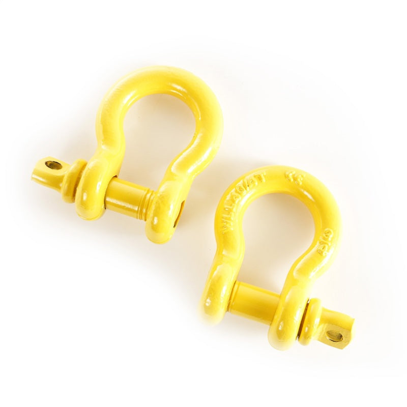 Rugged Ridge Yellow 3/4in D-Rings Rugged Ridge Shackle Kits