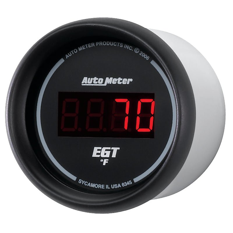 Autometer Z Series 52mm 0-2000 Deg F Digital EGT/Pyrometer Gauge AutoMeter Gauges