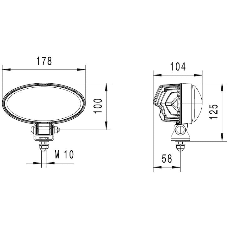 Hella Work Lamp Na 0Gr Md1224 Dt Ov902 1Gb Hella Work Lights