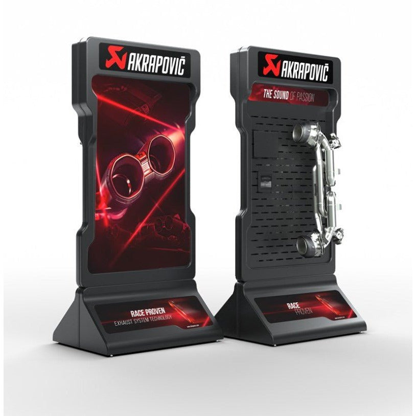 Akrapovic Car Graphics Set for Large POS Stand Akrapovic Marketing