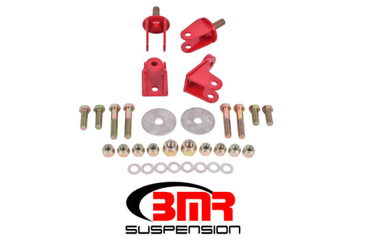 BMR 79-04 Fox Mustang Rear Coilover Conversion Kit w/o Control Arm Bracket - Red