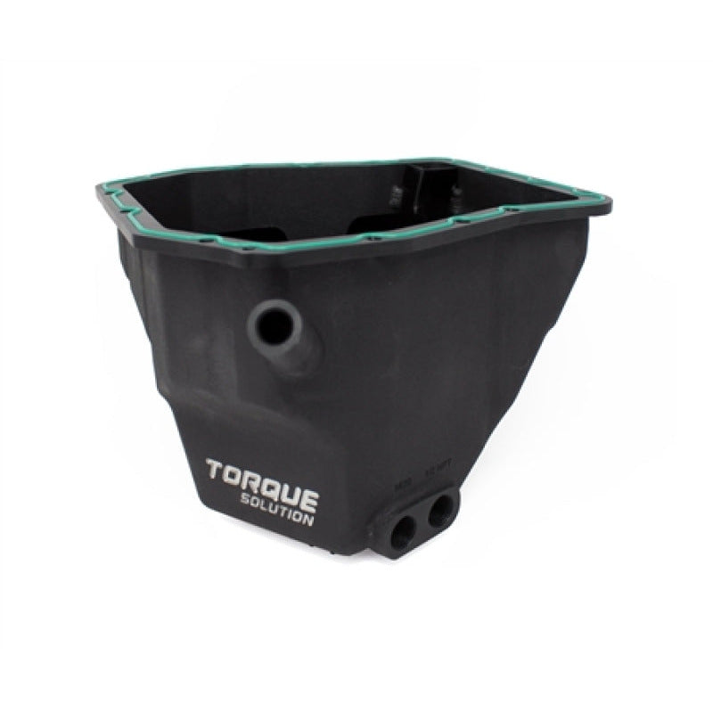 Torque Solution HD Oil Pan: Subaru EJ20/EJ25 - Black Torque Solution Oil Pickups