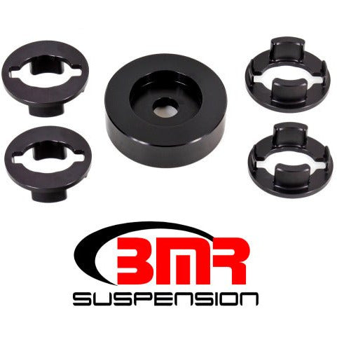 BMR 16-17 6th Gen Camaro Differential Lockout Bushing Kit (Aluminum) - Black BMR Suspension Differential Bushings