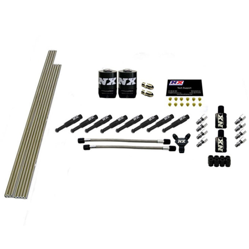 Nitrous Express 8 Cyl 1/16 Dry Nozzle Intake Plumbing Kit