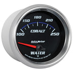 Autometer Cobalt 66mm 100-250 Degree F Electric Water Temperature Gauge AutoMeter Gauges