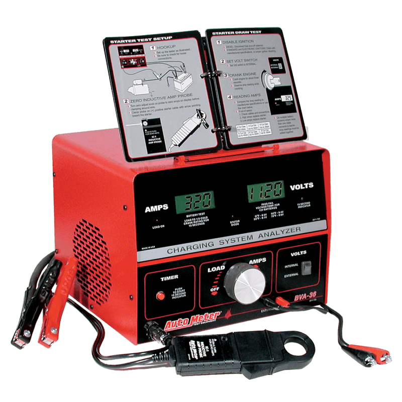 Autometer HD Charging System Analyzer w/o Version 2 AutoMeter Battery Chargers
