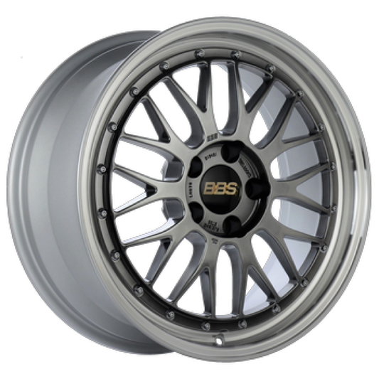 BBS LM 18x8 5x114.3 ET40 Diamond Black Center / Machined Lip Wheel -82mm PFS/Clip Required