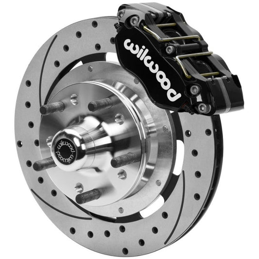 Wilwood 70-81 FBody/75-79 A&XBody Dynapro Frt Brk Kit 11.75in D/S Rtr Blk Caliper Use w/ PD Spindle Wilwood Big Brake Kits