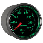 Autometer GS Series 2-1/16in Oil Temperature Gauge 140-280 Degrees Electric Full Sweep AutoMeter Gauges
