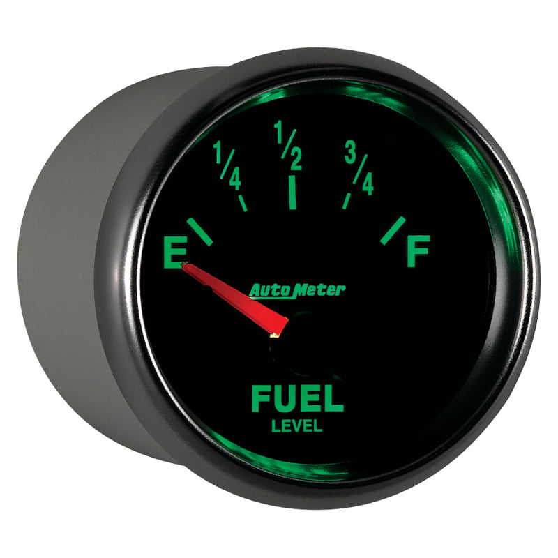 AutoMeter Gauge Fuel Level 2-1/16in. 240 Ohm(e) to 33 Ohm(f) Elec Gs AutoMeter Gauges