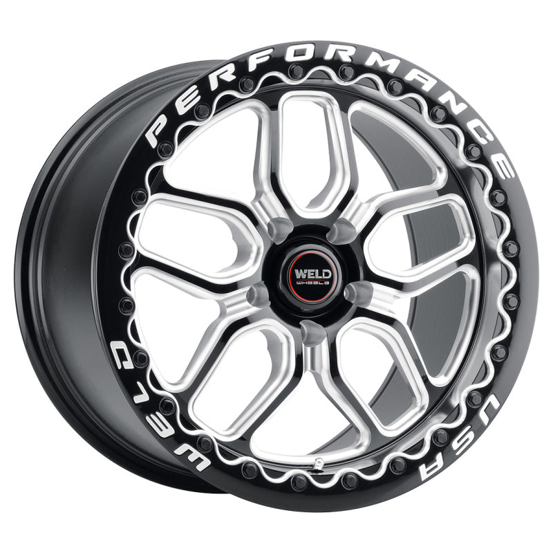 Weld Racing 18x12 Laguna Bead Lock 5x120 ET52 BS8.50 Gloss BLK MIL DIA 78.1 Weld Wheels - Cast