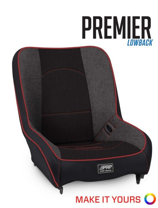 PRP Premier Low Back Suspension Seat - Extra Wide