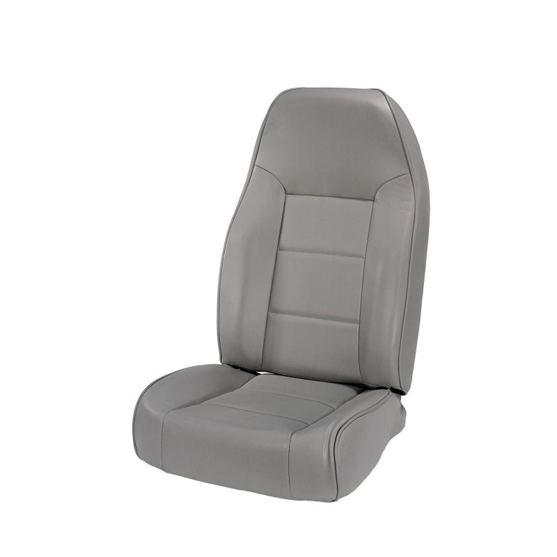 Rugged Ridge High-Back Front Seat Non-Recline Gray 76-02 CJ&Wrang Rugged Ridge Seat Brackets & Frames