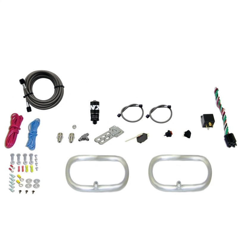 Nitrous Express Dual Ntercooler Ring System (2 - 6 x 6 Rings) w/o Bottle Nitrous Express Intercooler Sprayers