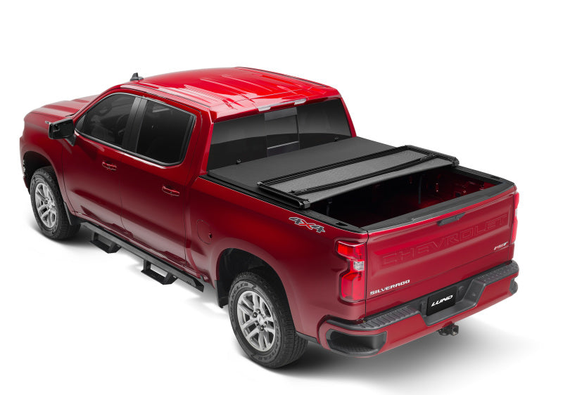 Lund 19-23 Chevrolet Silverado 1500 6.5ft Bed Genesis Elite Roll Up Tonneau - Black