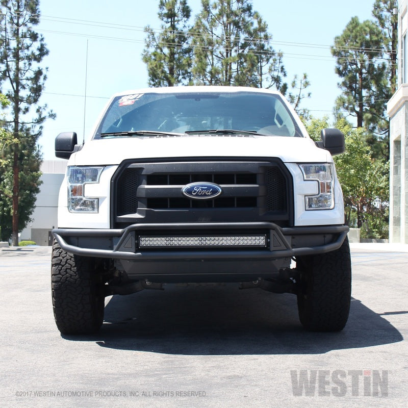 Westin 2015-2017 Ford F-150 Outlaw Front Bumper - Textured Black