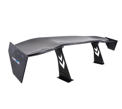 NRG Carbon Fiber Spoiler - Universal (69in.) w/NRG Logo / Stand Cut Out / Large Side Plate