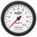 Autometer Phantom II 3-3/8in 10000 RPM In-Dash Tachometer AutoMeter Gauges