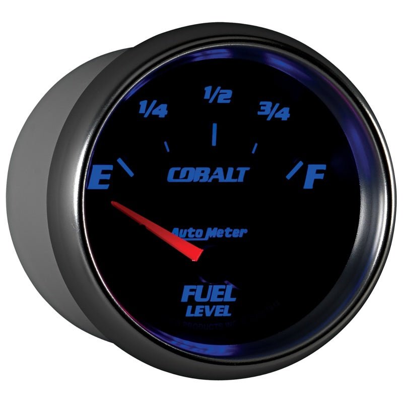 Autometer Cobalt 66.7mm 0-90 ohms Fuel Level Gauge AutoMeter Gauges