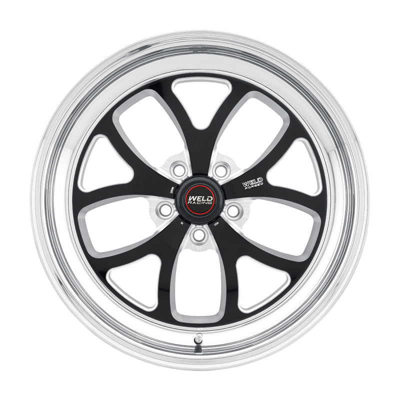 Weld S76 20x7 / 5x115mm BP / 2.8in. BS Black Wheel (High Pad) - Non-Beadlock Weld Wheels - Forged