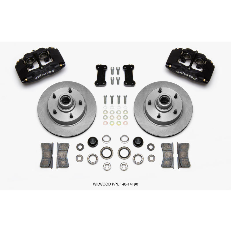 Wilwood Forged Dynalite Front Kit 11.72in 1 PC Rotor&Hub Ford F100 1948-1956 Wilwood Big Brake Kits