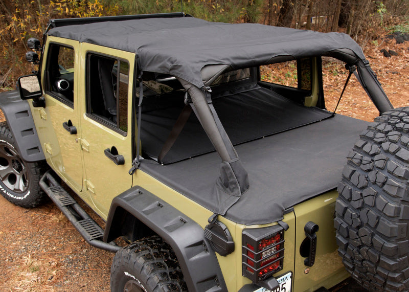 Rugged Ridge Montana Pocket Island Topper Black 10-18 JK 4 Door Rugged Ridge Soft Tops