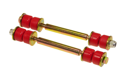 Prothane Universal End Link Set - 5 3/8in Mounting Length - Red