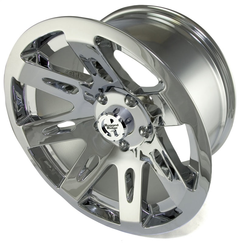 Rugged Ridge XHD Wheel Chrome 17X9 5 on 5 Rugged Ridge Wheels - Steel