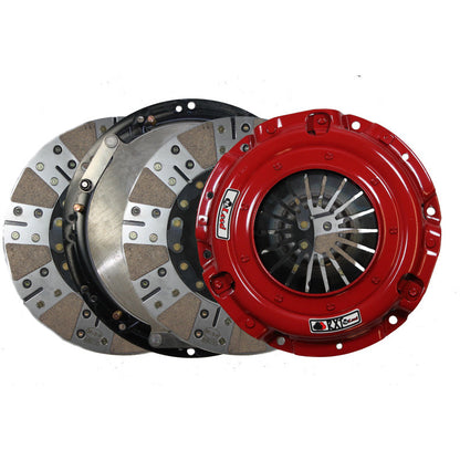 McLeod RXT Twin Assy LS9 9Blt Crk 1-1/8 X 26 Spline Brz Facing 168 McLeod Racing Clutch Kits - Multi