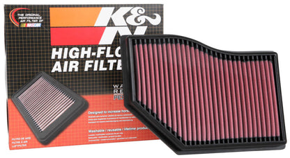 K&N 2019 Mercedes Benz A220 L4-2.0L DSL Turbo Replacement Drop In Air Filter