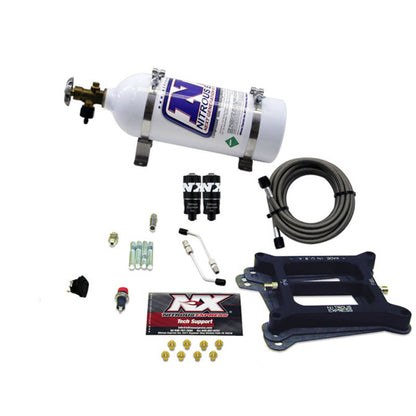 Nitrous Express 4150 Hitman 4-BBL Nitrous Kit (100-200HP) w/5lb Bottle Nitrous Express Nitrous Systems