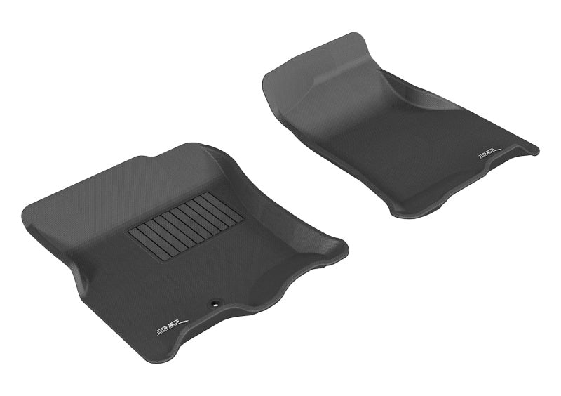 3D MAXpider 2007-2010 Ford/Lincoln Expedition/Navigator Kagu 1st Row Floormat - Black