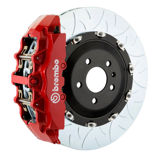 Brembo 15-20 F150 2WD/4WD (Excl Raptor)Fr GT BBK 6Pis Cast 2pc 380x34 2pc Rotor Slotted Type3-Red