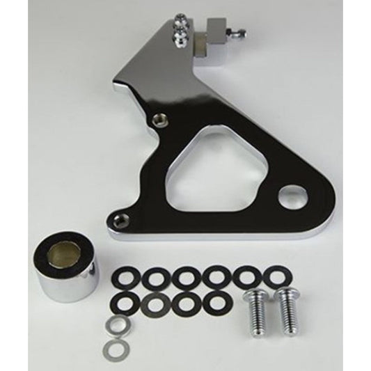 Wilwood Caliper Mounting Kit Chrome w/Bracket GP310 2000-Present Dyna Wilwood Brake Hardware