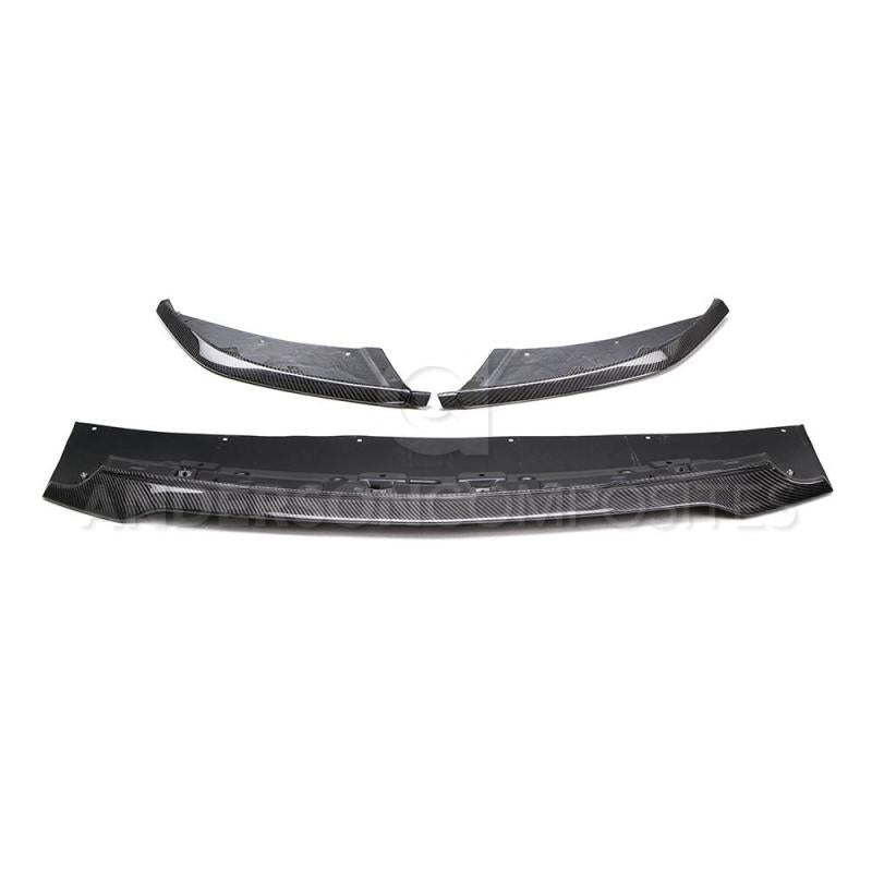 Anderson Composites 2015-2017 Ford Mustang Shelby GT350 Carbon Fiber Front Splitter (3 PC)