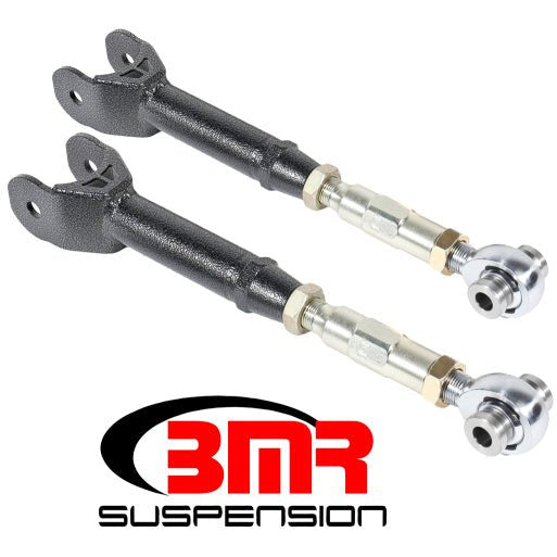 BMR 16-17 6th Gen Camaro Lower Trailing Arms w/ On-Car Adj. Rod Ends - Black Hammertone BMR Suspension Suspension Arms & Components