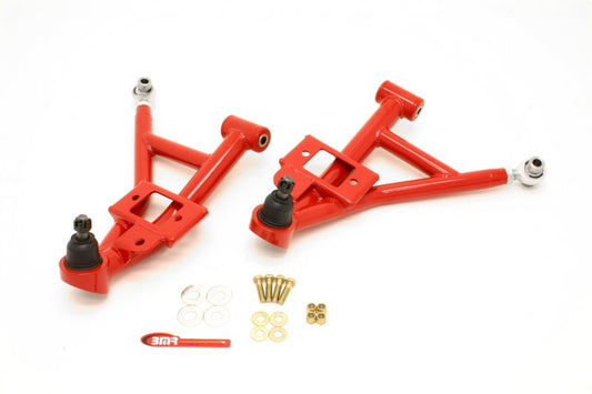 BMR 93-02 F-Body Adj. Lower A-Arms Poly/Rod End Combo - Red